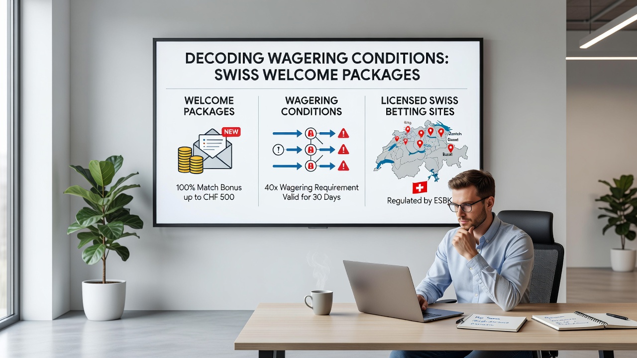 Detailed breakdown of contribution rates and game eligibility for Swiss welcome bonuses